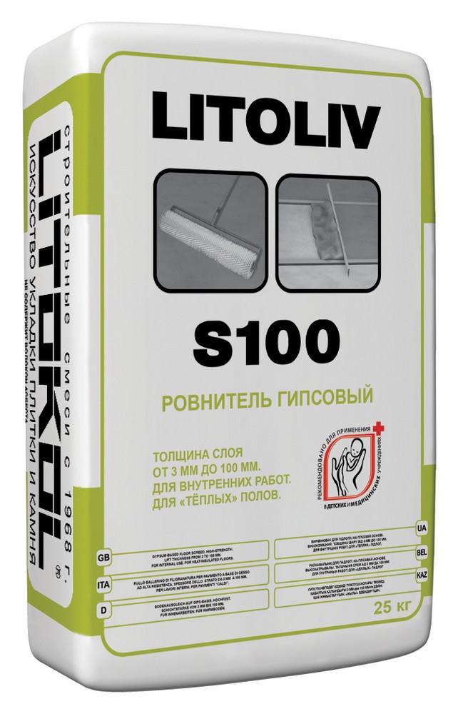 Химия LITOLIV S100 серия Самовыравнивающиеся смеси Litokol