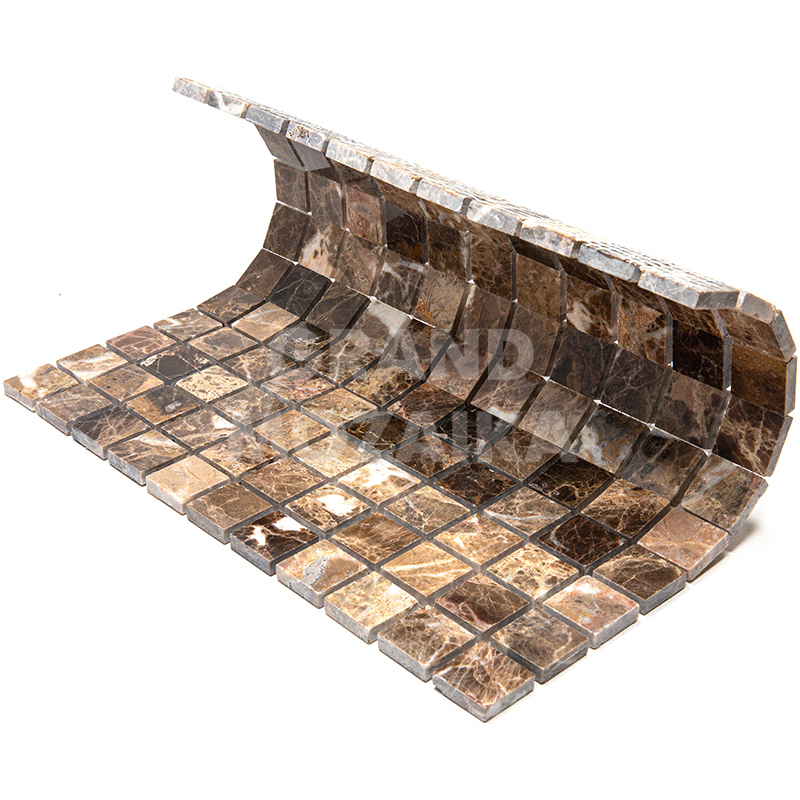 Мозаика 7M022-25P (Emperador Dark) серия Adriatica