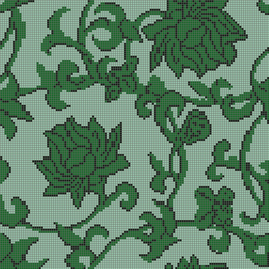 Панно MZ-04 Green серия Узоры Alma