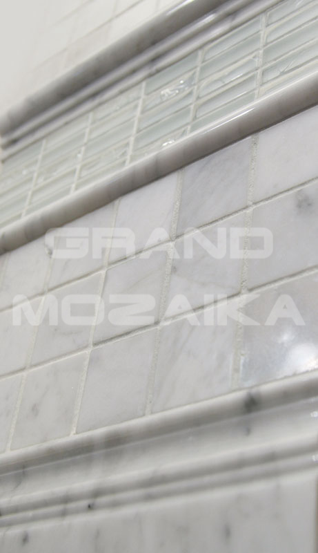 Мозаика 7M088-20P (Carrara) толщина 6мм серия Adriatica