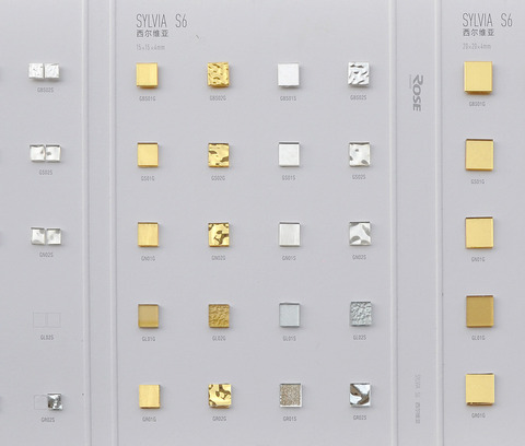 Мозаика Real Gold и Fake Gold