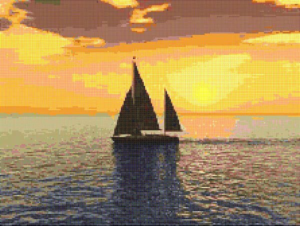 Панно SEA-04 серия Панно Пиксель