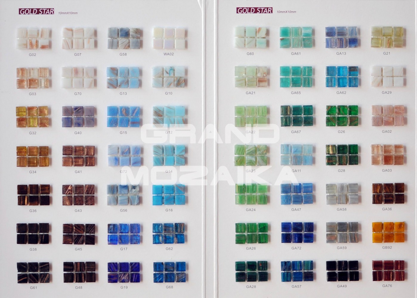 Мозаика GA47 (10X10) серия Goldstar