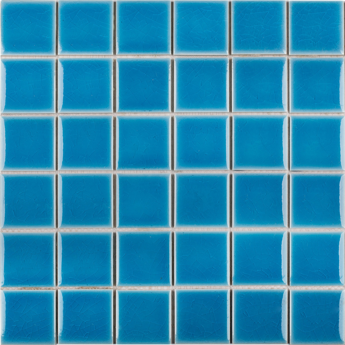 Мозаика Crackle Light Blue Glossy 48x48 (LWWB80082) серия Homework