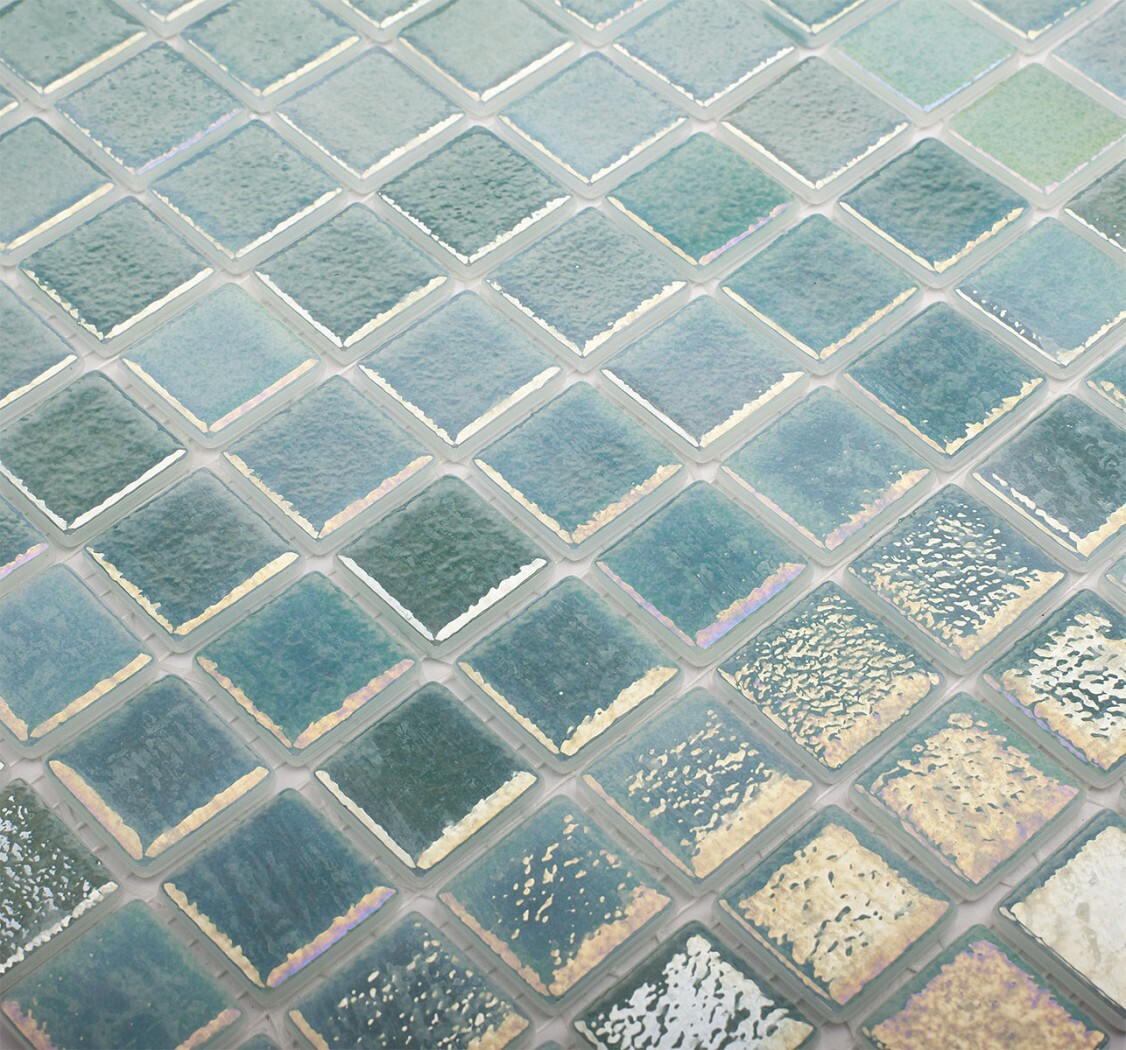Мозаика 553 сетка серия Shell Glass