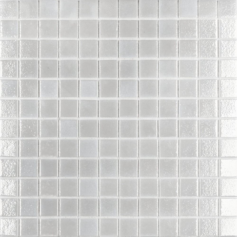 Мозаика 563 White сетка серия Shell Glass