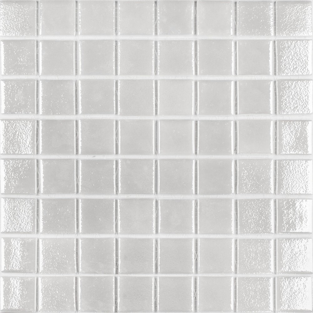 Мозаика 563 White 38x38 сетка серия Shell Glass