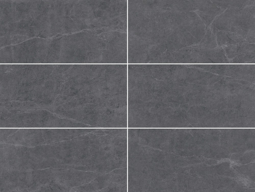 Плитка Alpine Nero 60x120 Matt серия Silk