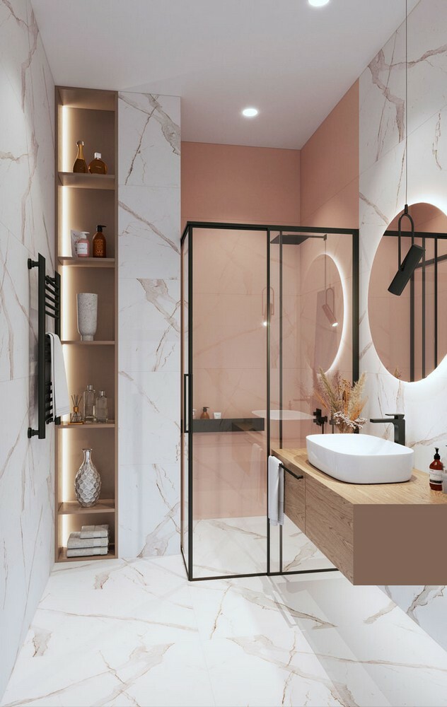 Плитка Elite Peach 60x120 5мм Matt серия Monocolors