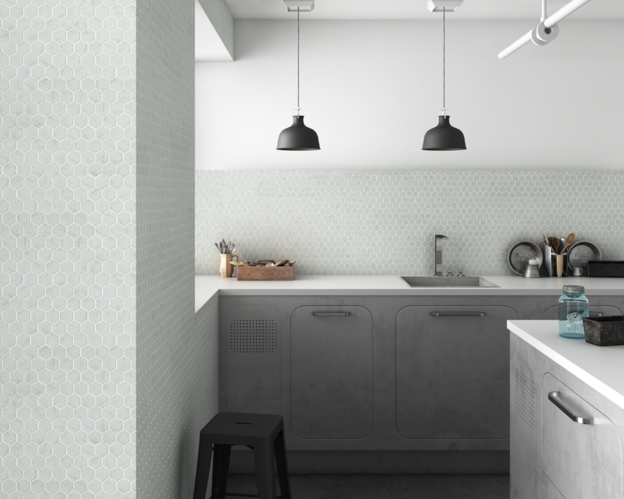 Мозаика Hex Marbles № 4300 серия Marble Glass