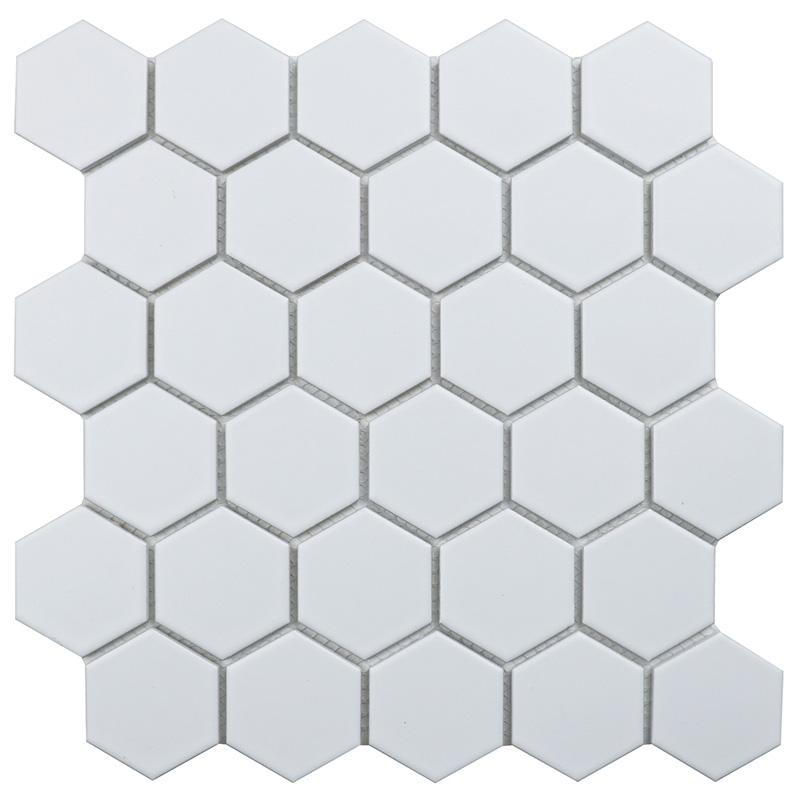 Мозаика Hexagon small White Matt (IDL1005) серия Homework