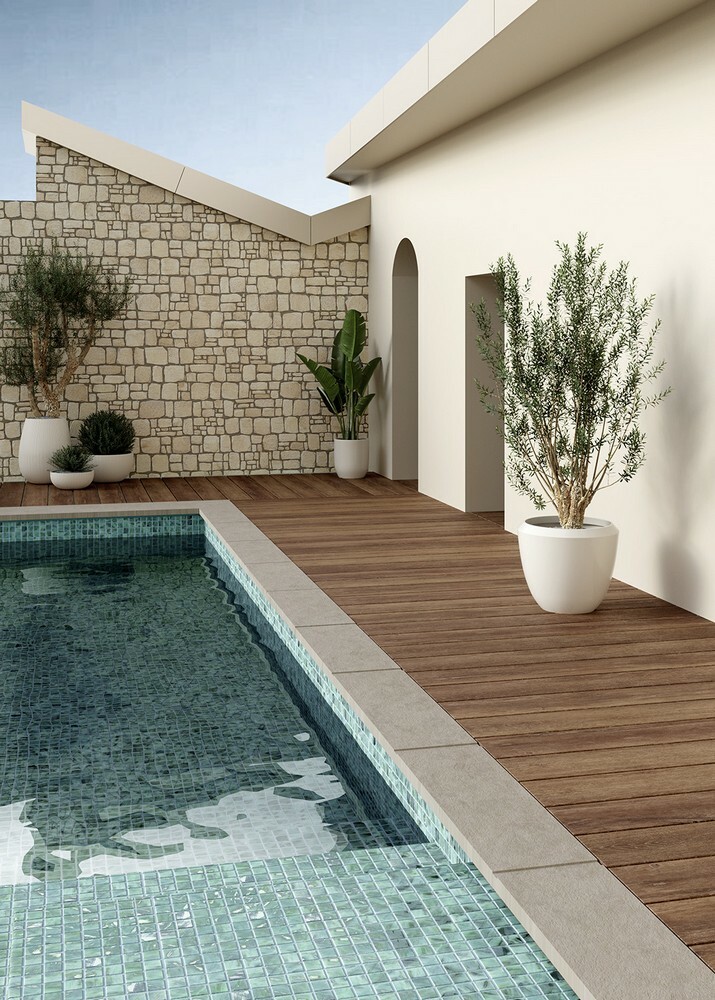 Мозаика 7103 Oasis Turquoise серия Oasis Glass