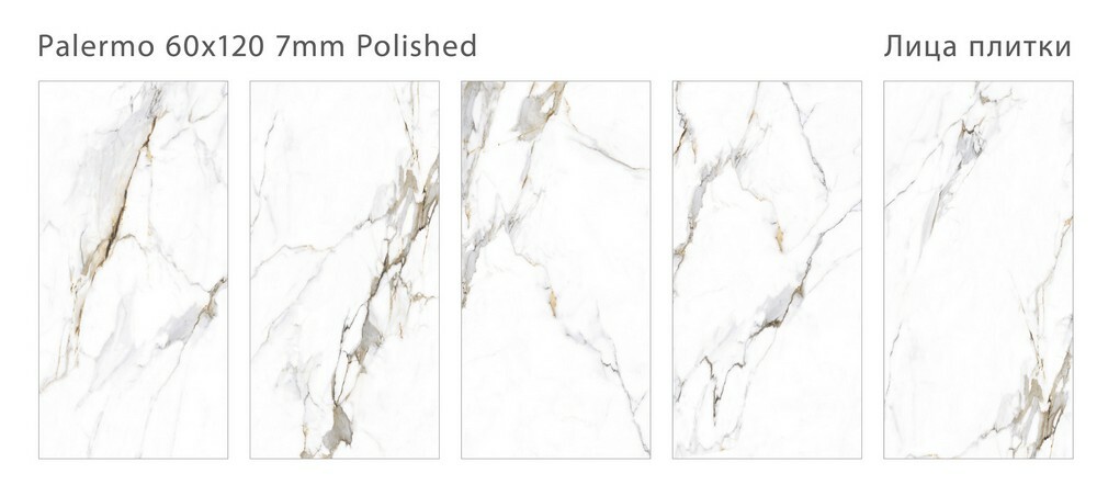 Плитка Palermo 60x120 7мм Polished серия Modern