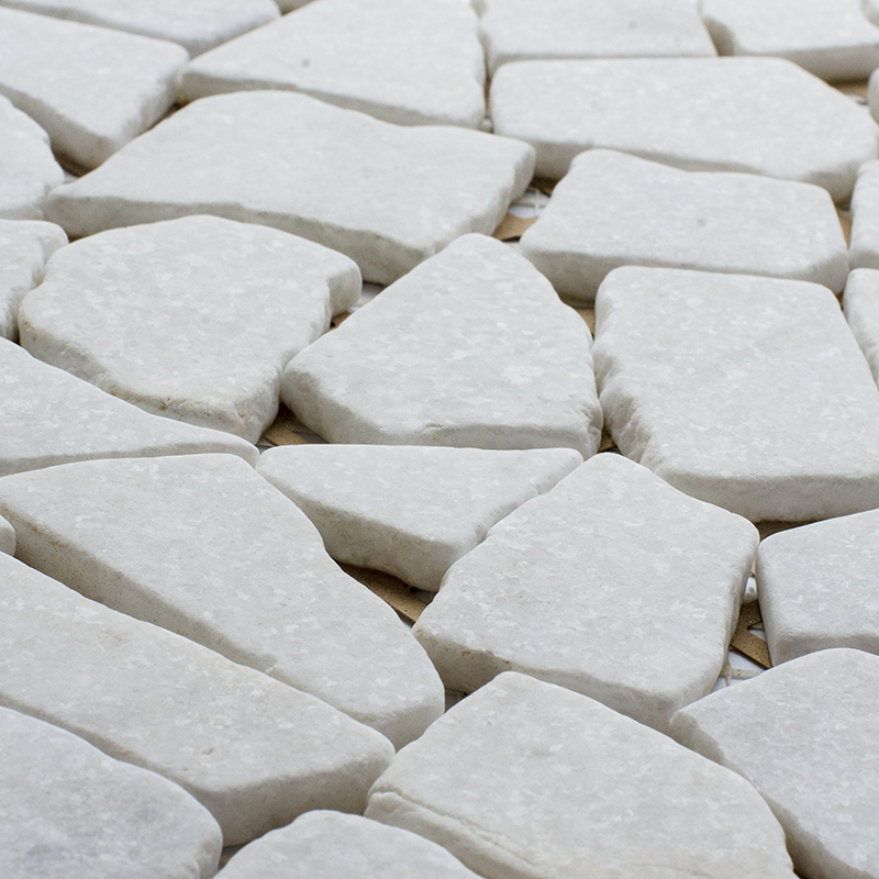 Мозаика Split White Matt серия Wild Stone