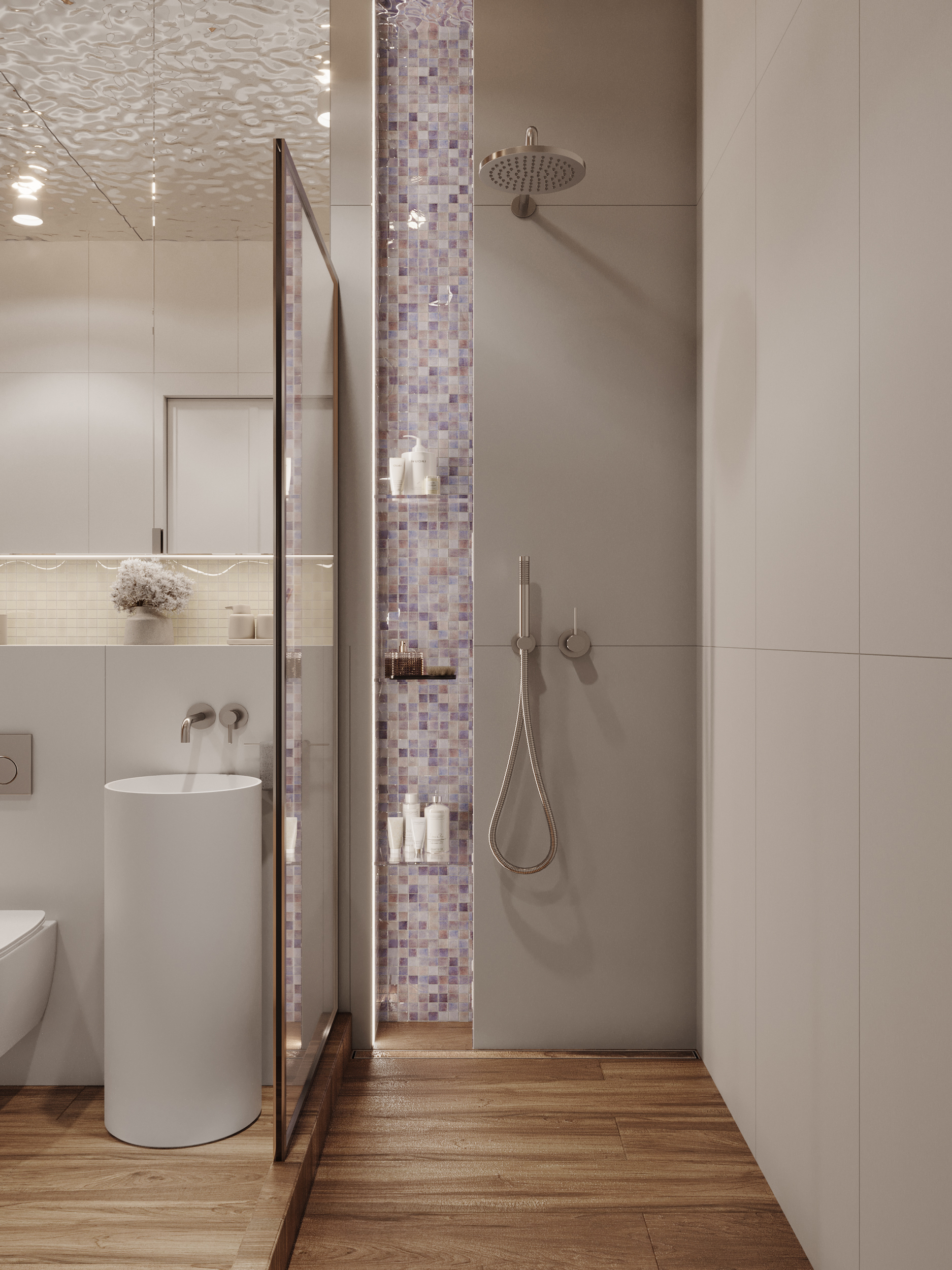 Плитка Studio Light grey polish 60*120 серия Porcelain Tile Stone