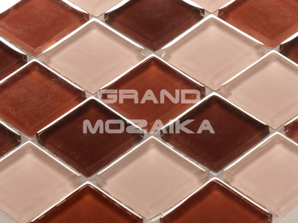 Мозаика Brown mix серия Crystal Bona
