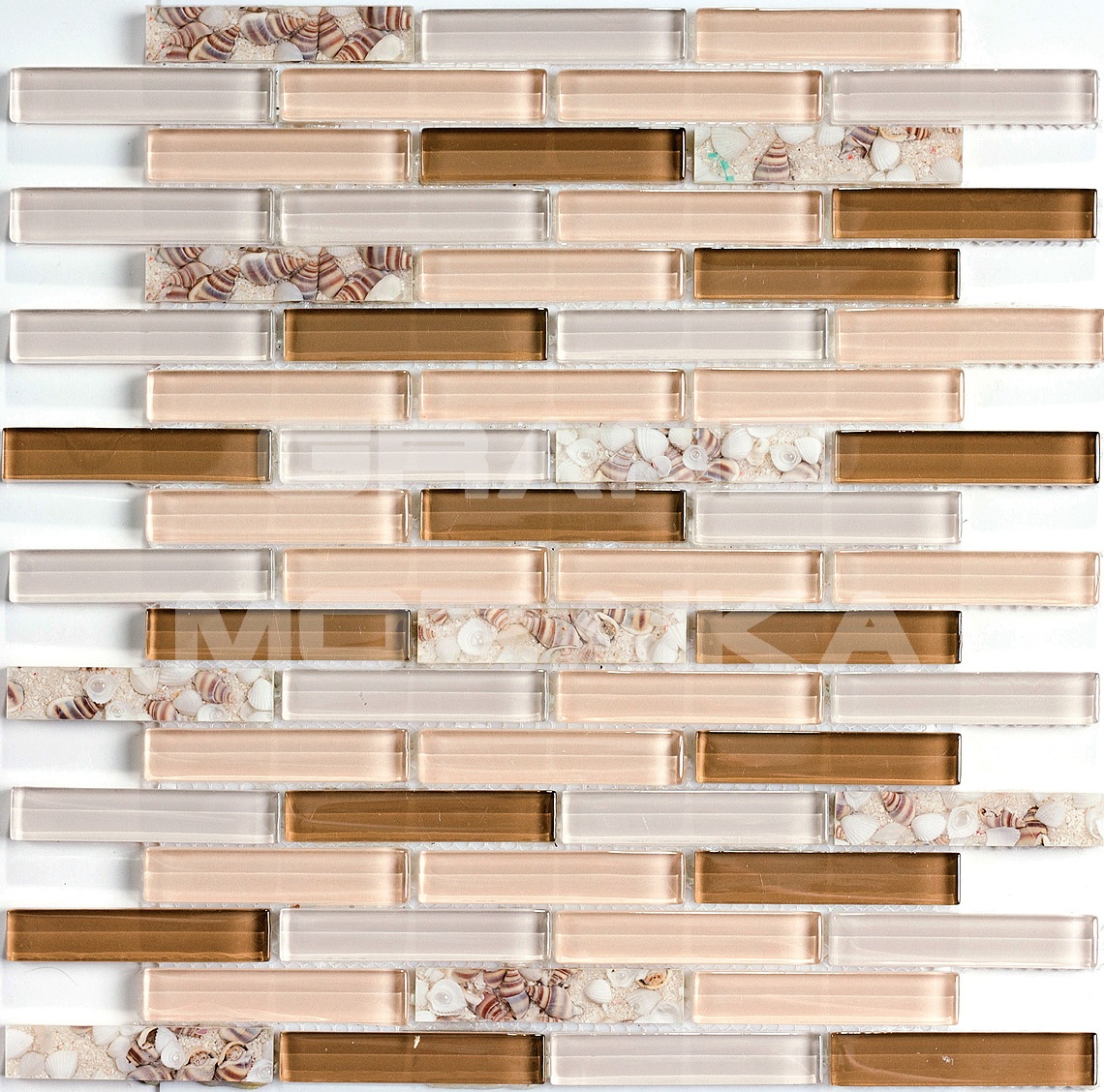 Мозаика Shell Glass серия Glass