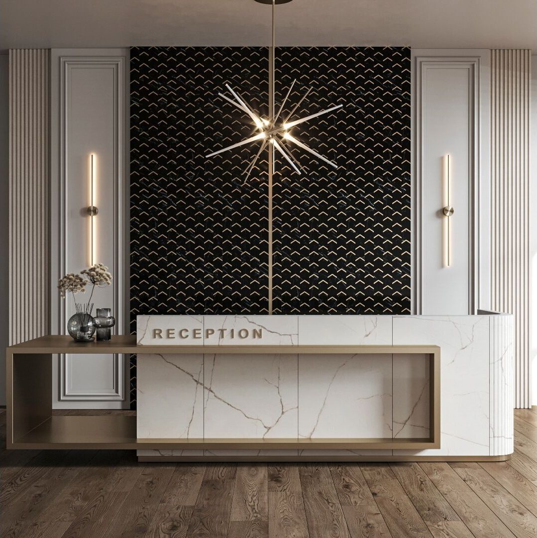 Мозаика ATLANTIDA BLACK серия Orro Stone