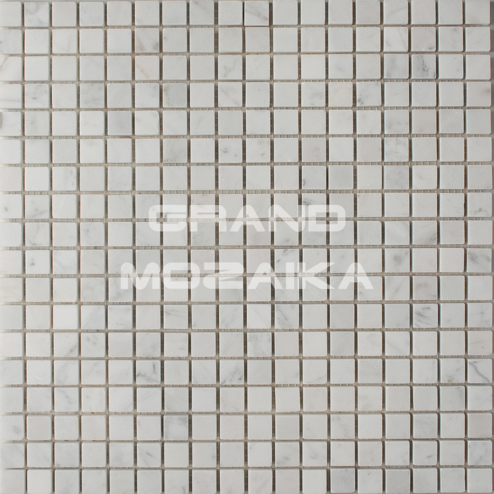 Мозаика Bianco Carrara pol. 15x15x4 серия Orro Stone