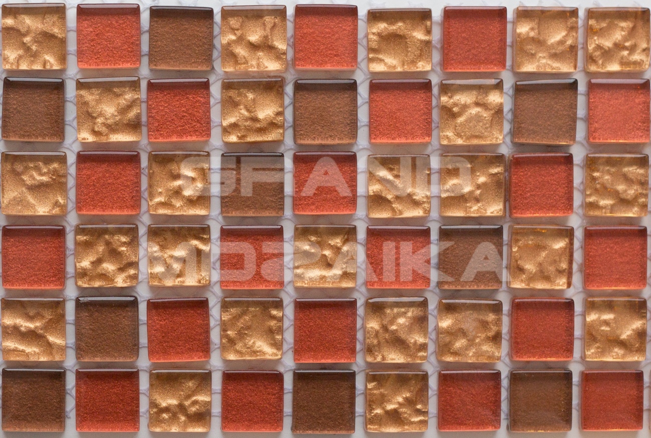 Мозаика Golden Apricot серия Orro Glass