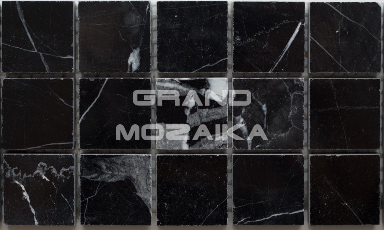 Мозаика Nero Marquina Pol. 30X30x7 серия Orro Stone
