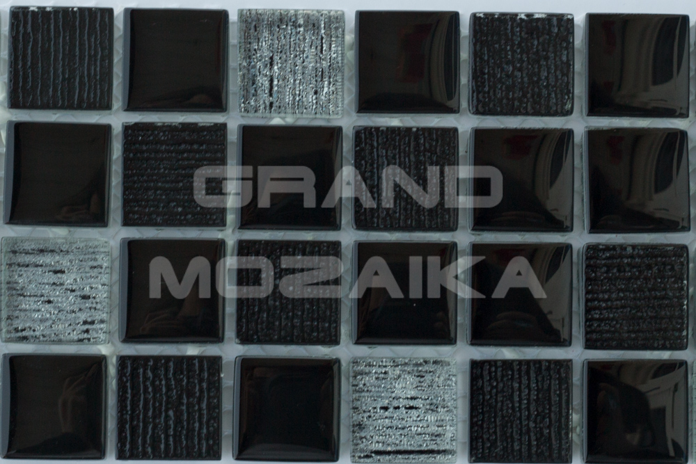 Мозаика Vesta Black серия Orro Glass