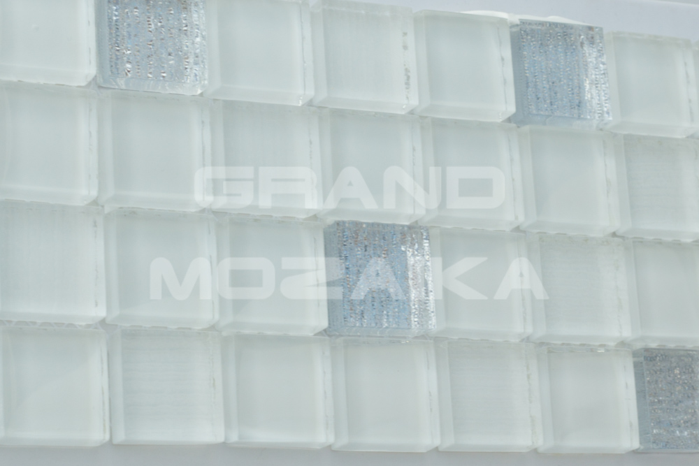 Мозаика Vesta White серия Orro Glass