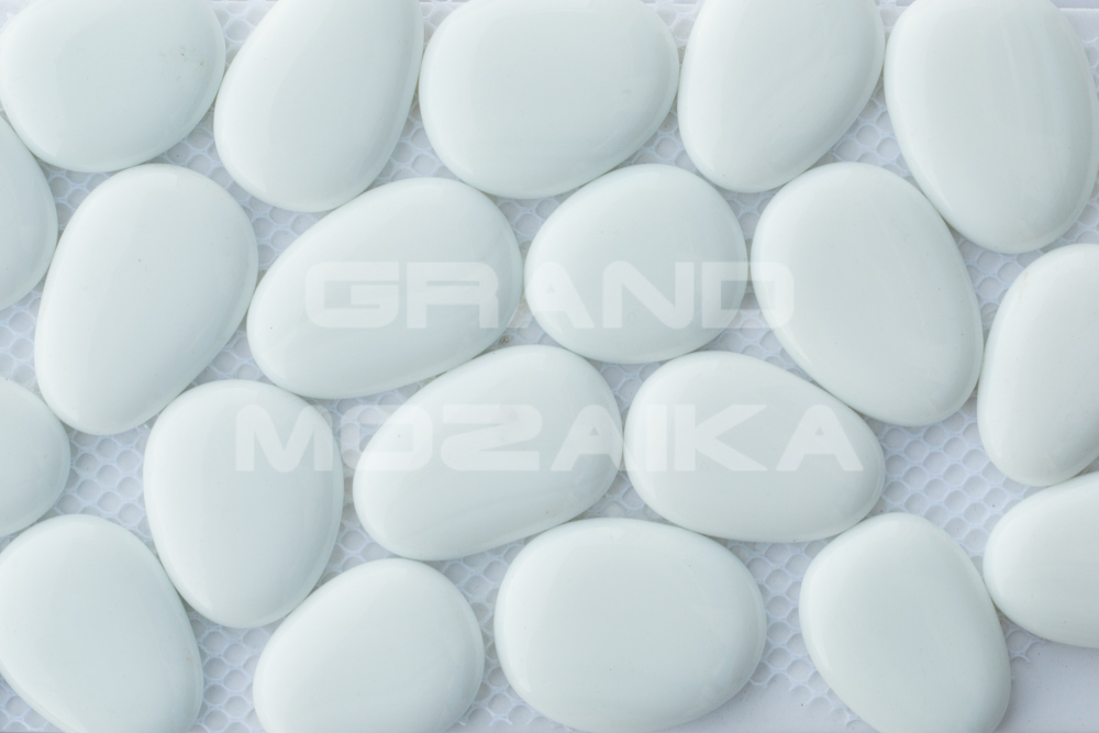 Мозаика White Button серия Orro Glass
