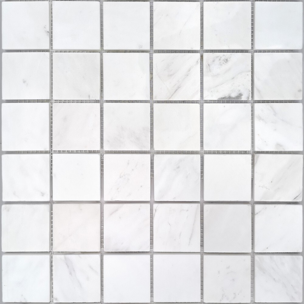 Мозаика Dolomiti bianco POL 48x48x7 серия Pietrine