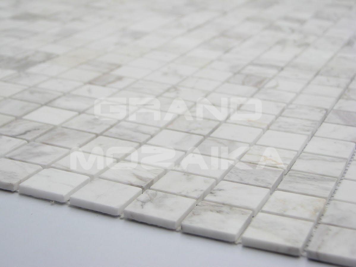 Мозаика Dolomiti bianco MAT 15x15х4 серия Pietrine Slim