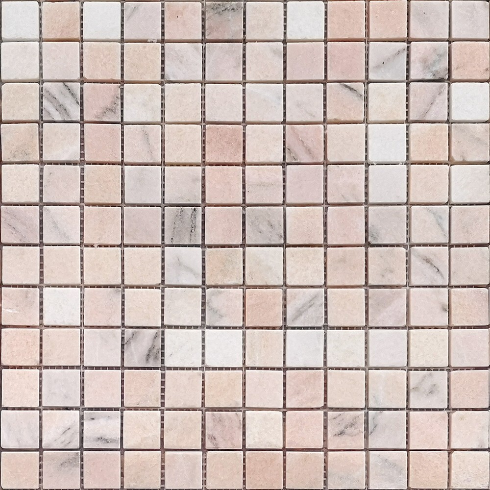 Мозаика Rosa Salmone POL 23x23x7 серия Pietrine