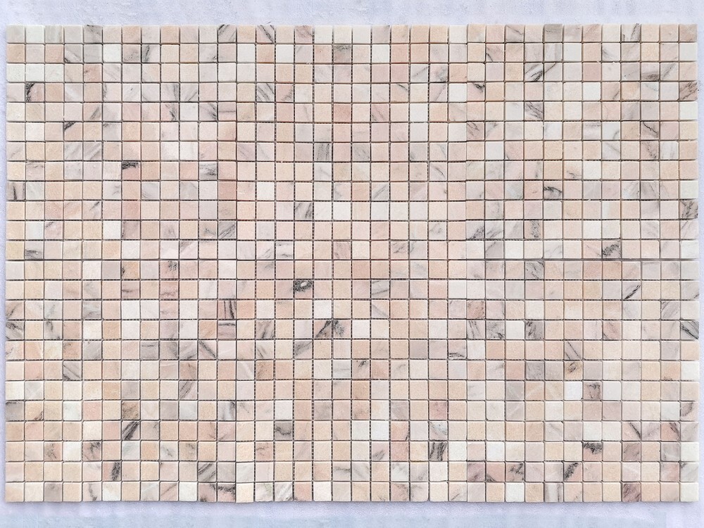 Мозаика Rosa Salmone POL 23x23x7 серия Pietrine