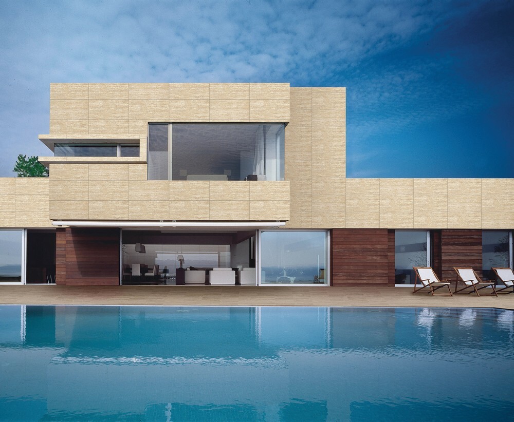 Плитка Travertino Classico 120x60 POL серия Marble Porcelain Thin