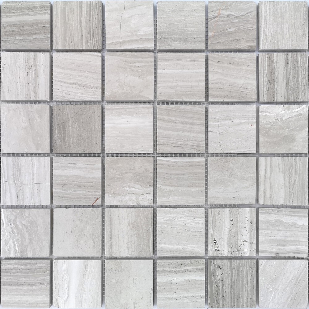 Мозаика Travertino Silver POL 48x48x7 серия Pietrine