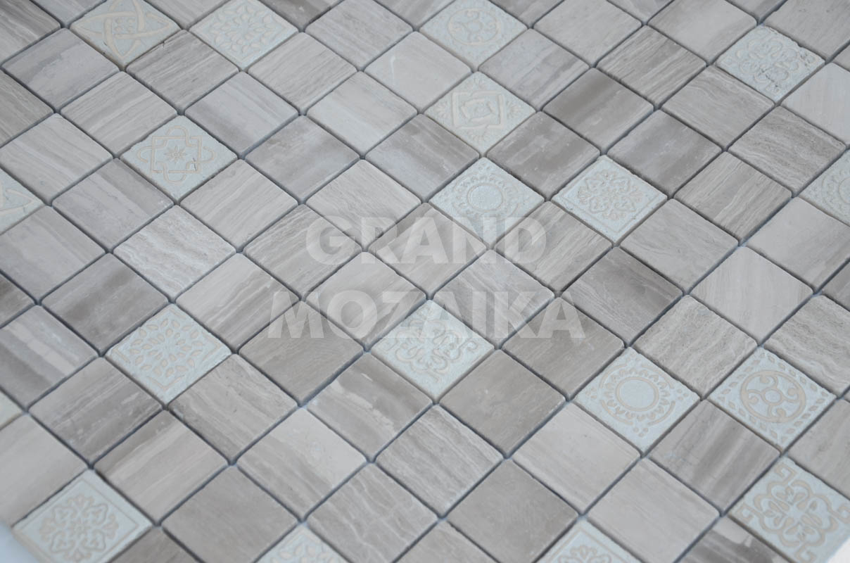 Мозаика Art Travertino Silver серия Art Stone