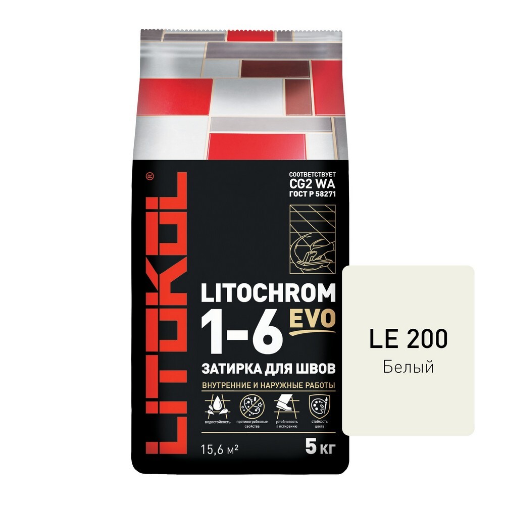 Затирка LITOCHROM 1-6 EVO LE.200 5 серия LITOCHROM 1-6 EVO