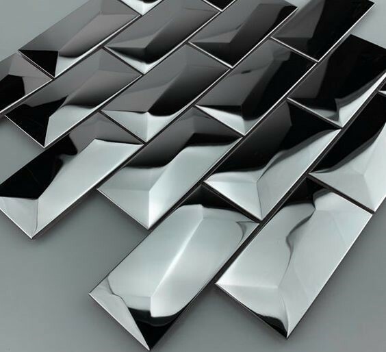 Мозаика BRICK METAL серия Mosaic Stainless Steel