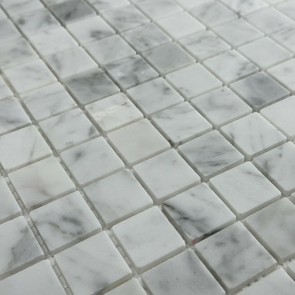 Мозаика CARRARA WHITE MAT 23x23 серия Marble Stone