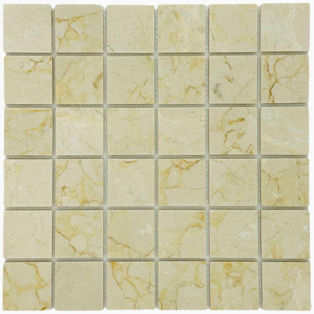 Мозаика CREMA MARFIL POL 48x48 серия Marble Stone
