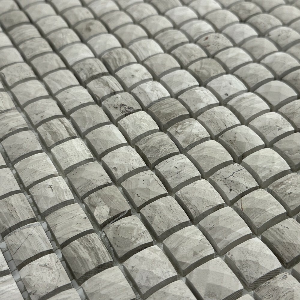 Мозаика DIAMOND SILVER WOOD 15x15 серия Diamond-M