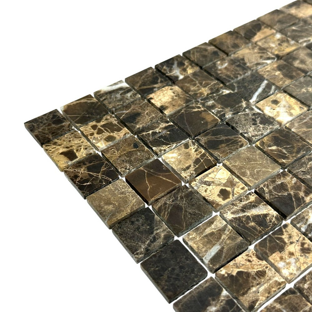 Мозаика EMPERADOR DARK MAT 23x23 серия Marble Stone