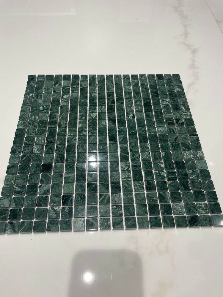 Мозаика INDIA GREEN POL 23x23 серия Marble Stone