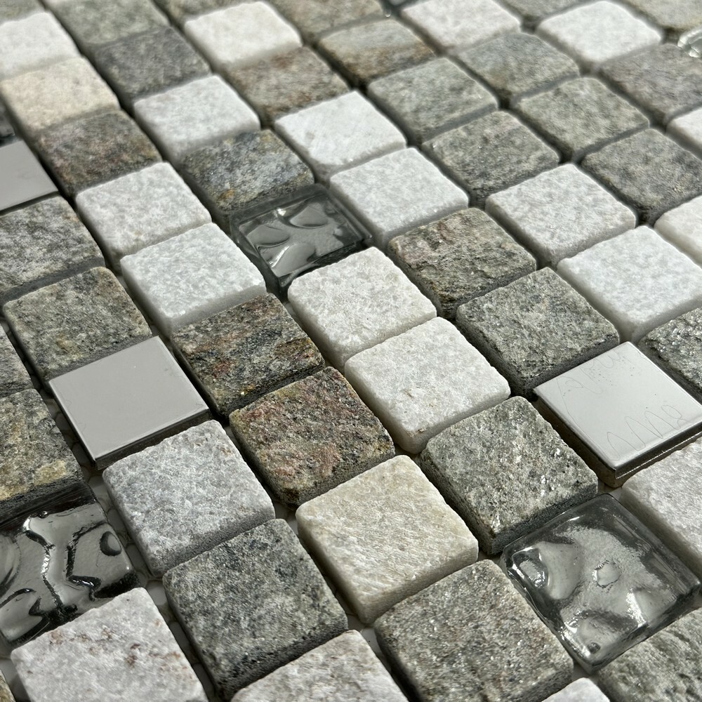 Мозаика MIX QUARTZ STONE серия Slate-M