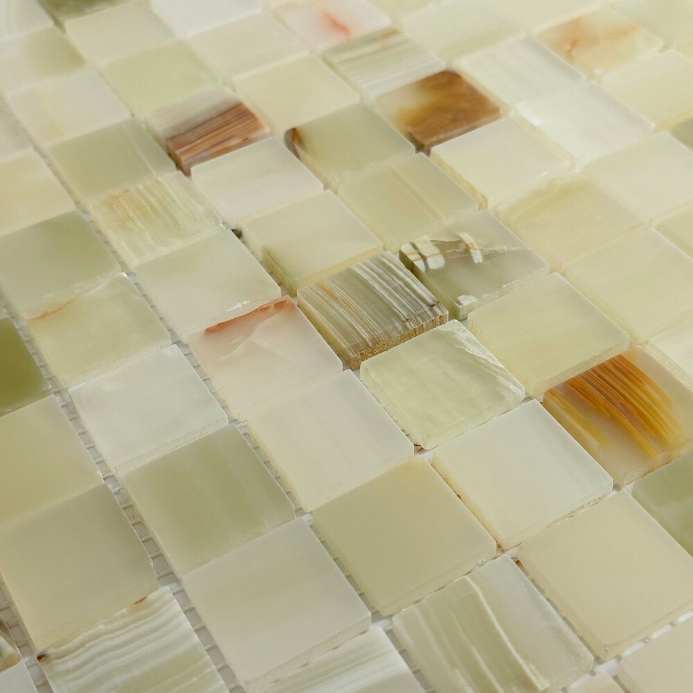 Мозаика ONYX GREEN POL 23x23 серия Marble Stone