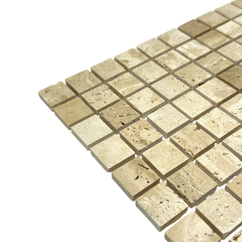 Мозаика TRAVERTINE BEIGE POL 23x23 серия Marble Stone