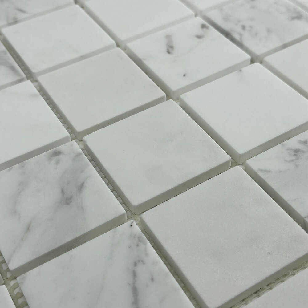 Мозаика VOLAKAS WHITE MAT 48x48 серия Marble Stone