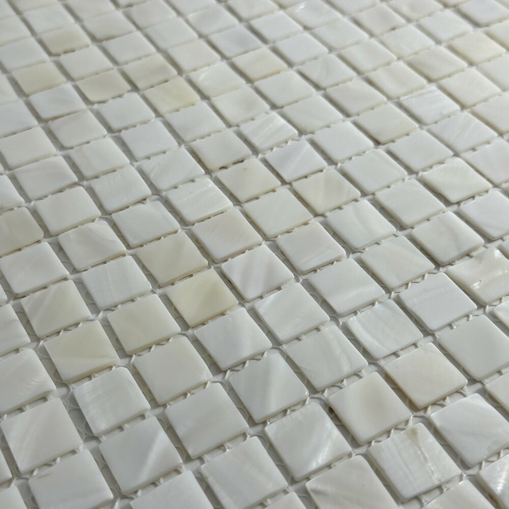Мозаика WHITE SHELL 15x15 серия Shell-M
